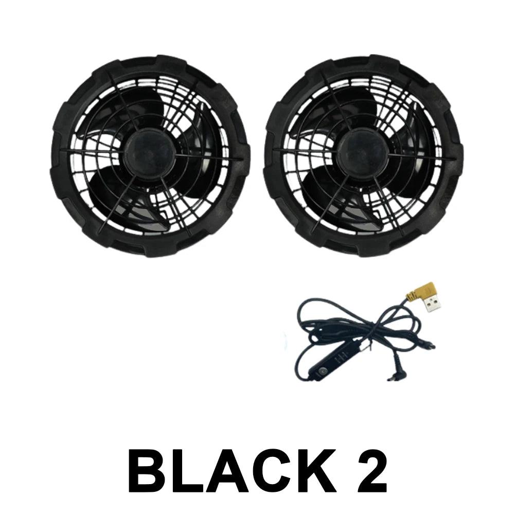 Cooling Vest Ice Fan Vest Heat Resistant Air Conditioner Clothes 3 Gears Breathable Wearable Cooling Fan Vest for Camping Hiking